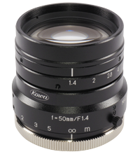 Lente de câmera VOS 5000 para versões C-Mount VOS-LE-C-50MM-HC