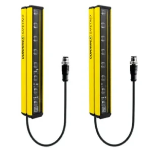 Cortina de luz estendida slim Ø 14 mm (dedo) 1130 mm YBES-14K4-1130-P012